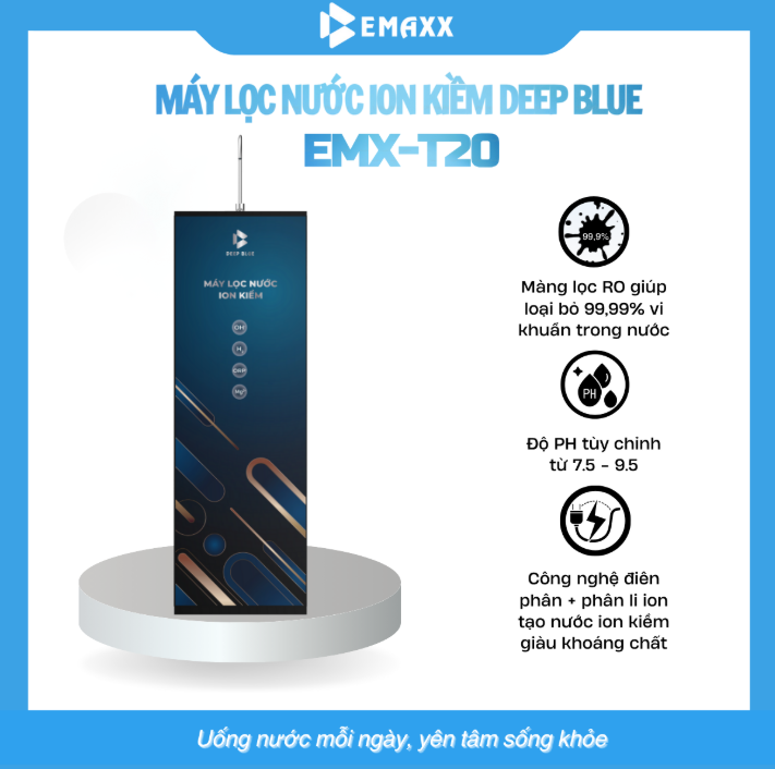 Máy lọc nước ion kiềm tủ đứng EMX-T20